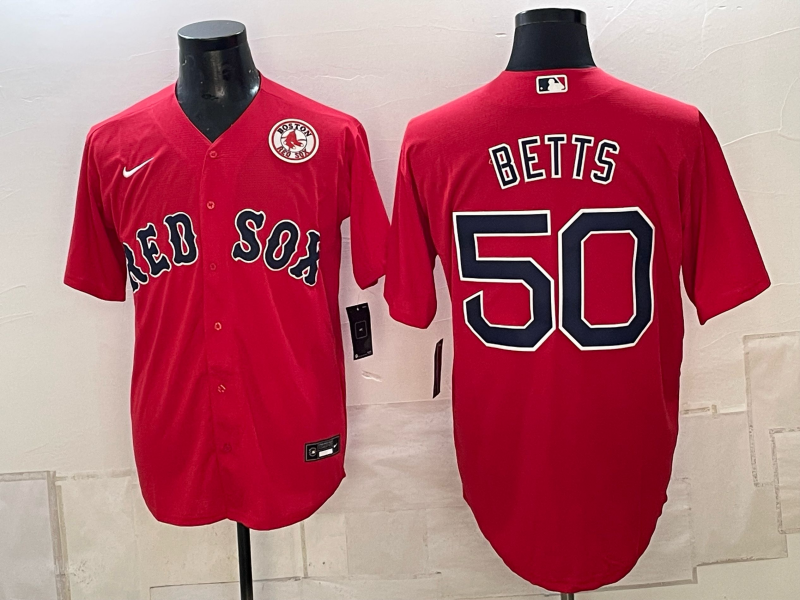 Men Boston Red Sox #50 Betts red 2026 Nike MLB Jerseys 101101